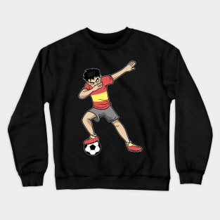 Soccer Spain Soccer Player Boys Crewneck Sweatshirt